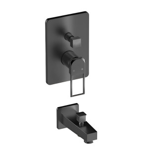 طقم خلاط دفن بيورتي كوادرو جرافيت