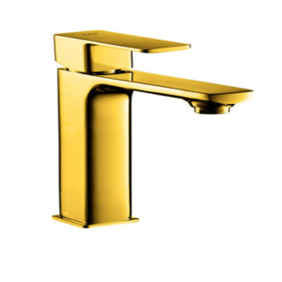 Purity Bloc Basin Mixer Matt Gold