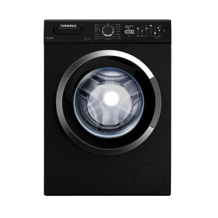 غسالة ملابس فول أوتوماتيك تورنيدو 8 كجم أسود