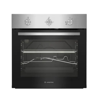 Ariston Built-In Gas Oven with Grill 66 Liters 60 cm Stainless Steel