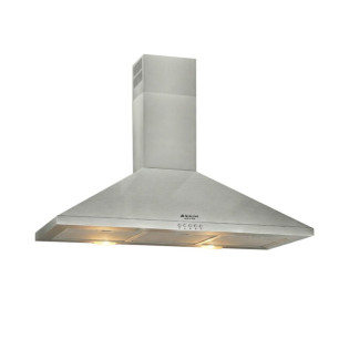 شفاط مطبخ هرمى تربولاين 90 سم فضى