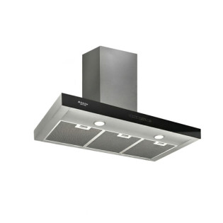 شفاط مطبخ حرف T تربولاين 90 سم فضى