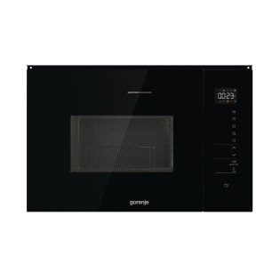 Gorenje Built-In Microwave Oven with Grill 25 Liter 60 cm Black