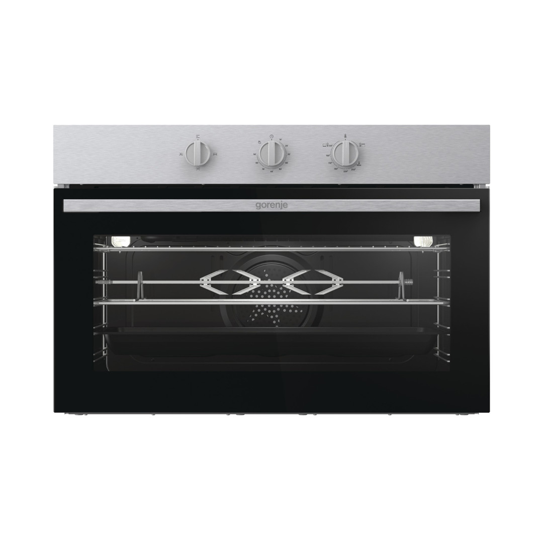 Gorenje Built in Gas Oven with Grill 90 cm 86 Liters Stainless Steel