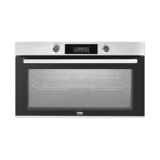 فرن غاز بلت ان بالشواية بيكو 90 سم أسود × فضى