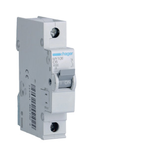 Hager MCB Circuit Breaker 1P 10A