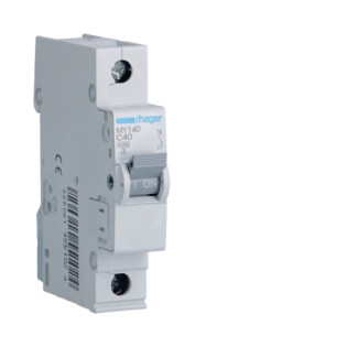 Hager MCB Circuit Breaker 1P 40A