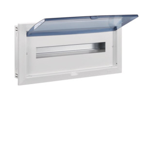 Hager Lines Panel Inside the Wall with a Transparent PVC Door 20 Lines