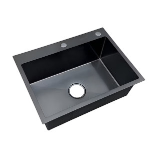 حوض مطبخ دروب 39×49 سم أسود
