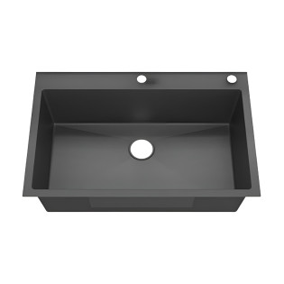 حوض مطبخ دروب 80×49 سم أسود