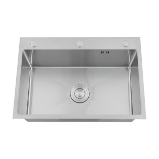 حوض مطبخ دروب 90×49 سم ستانلس ستيل