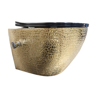 مرحاض ديكور معلق ايه اس ذهبى× أسود