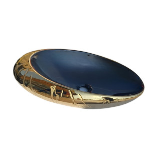 حوض ديكور ايه اس أسود × ذهبى