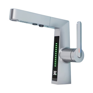 خلاط حوض ديجيتال دروب كروم