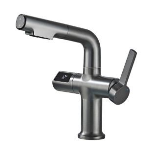 خلاط مطبخ ديجيتال دروب جان رمادى