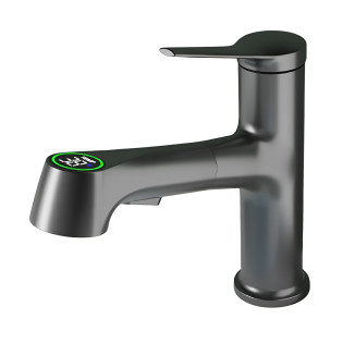 خلاط حوض ديجيتال دروب رمادى