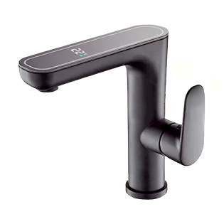 خلاط حوض ديجيتال دروب رمادى