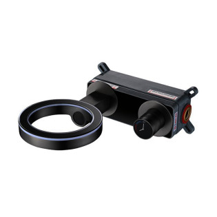 خلاط حوض حائطى ديجيتال دروب أسود