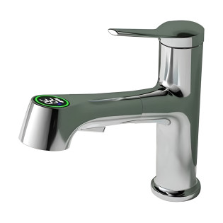 خلاط حوض ديجيتال دروب كروم