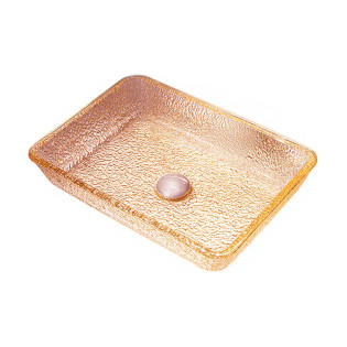 حوض ديكور زجاج دروب مستطيل