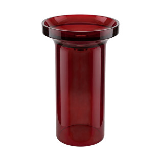 حوض ديكور زجاج دروب أحمر