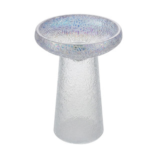 حوض ديكور زجاج دروب أبيض