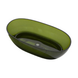 بانيو ديكور زجاج دروب أخضر