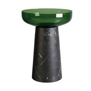 حوض ديكور زجاج دروب أسود×أخضر