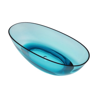 بانيو ديكور زجاج دروب أزرق فاتح