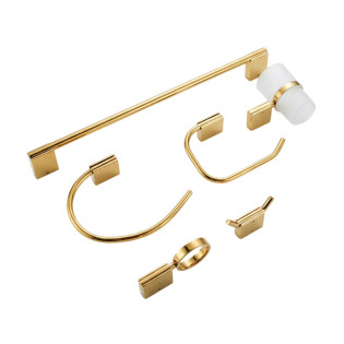 طقم أكسسوارات حمام ألسا ذهبى