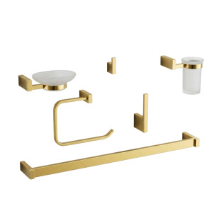 طقم أكسسوارات حمام ألسا ذهبى