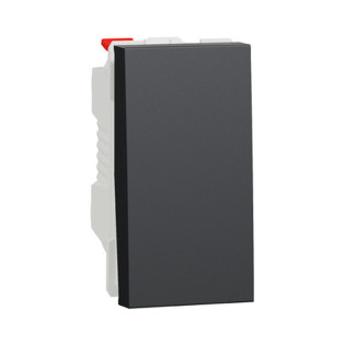 زر جرس شنايدر إليكتريك نيو يونيكا 10 أمبير رمادى غامق