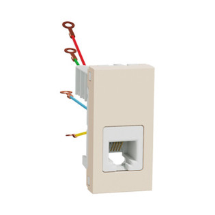 بريزة تليفون شنايدر إليكتريك نيو يونيكا RJ 12 بيج