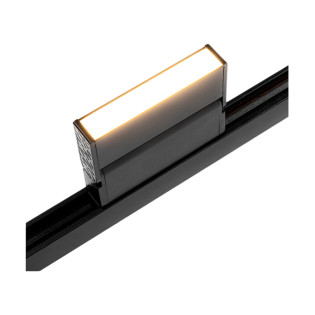 تراك مغناطيسي كلاسيكي مسطح 6 وات أسود