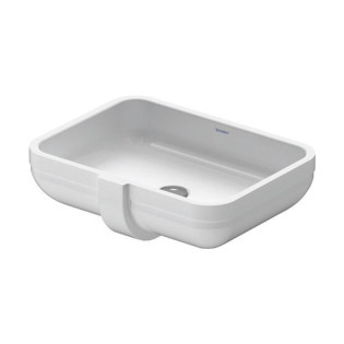 حوض تحت سطح ديورافيت هابي دي 2 52×38.5 سم أبيض