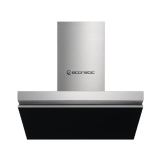 شفاط ديكورى ايكوماتيك 60 سم ستانلس ستيل×أسود