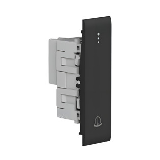 زر جرس ساس نيكست 16 أمبير أسود