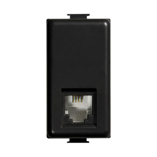 بريزة تليفون RJ14 بيتشينو ماتيكس إيدج أسود