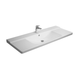 حوض موبيليا ديورافيت بي 3 كمفورت 125×49.5 سم أبيض