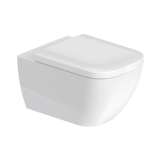 مرحاض معلق ديورافيت هابى دى تو أبيض 