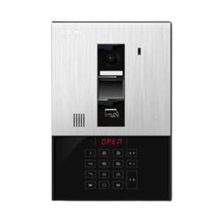 لوحه إنتركوم مرئي خارجية بالكود كوكوم أسود× فضي