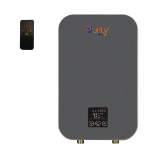 سخان كهرباء بيورتي فوري ديجيتال 7 كيلو وات رمادي