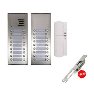 إنتركوم صوتي أوتا 36 خط مع مهج كهربائي للباب هدية