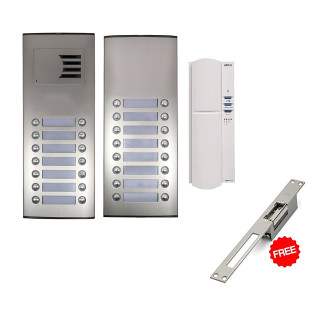 إنتركوم صوتي أوتا 30 خط مع مهج كهربائي للباب هدية