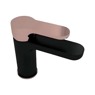 Sarrdesign Tara Basin Mixer Black×Rose Gold
