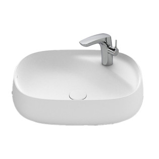 حوض روكا بيوند فوق سطح  بيضاوي 56×43 سم أبيض مطفي