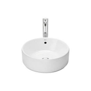  حوض فوق سطح دائري روكا ذا جاب 39 × 39 سم أبيض