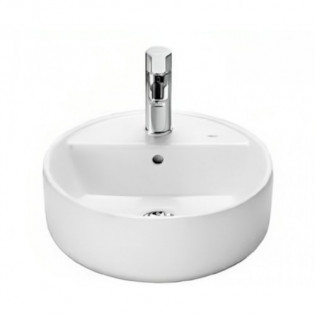  حوض ذا جاب أبيض فوق سطح دائري 40×40 سم   روكا