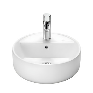  حوض فوق سطح دائري روكا ذا جاب 40×40 سم أبيض