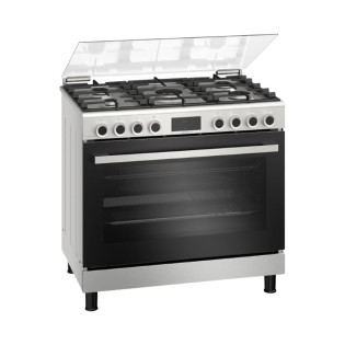 Bosch Serie 6 Gas Cooker 5 Burners Stainless Steel